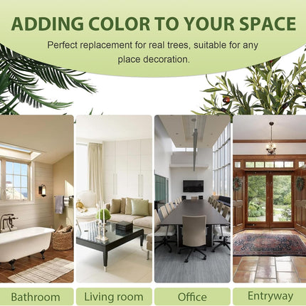 7FT Silk Island Golden Cane Palm Tree