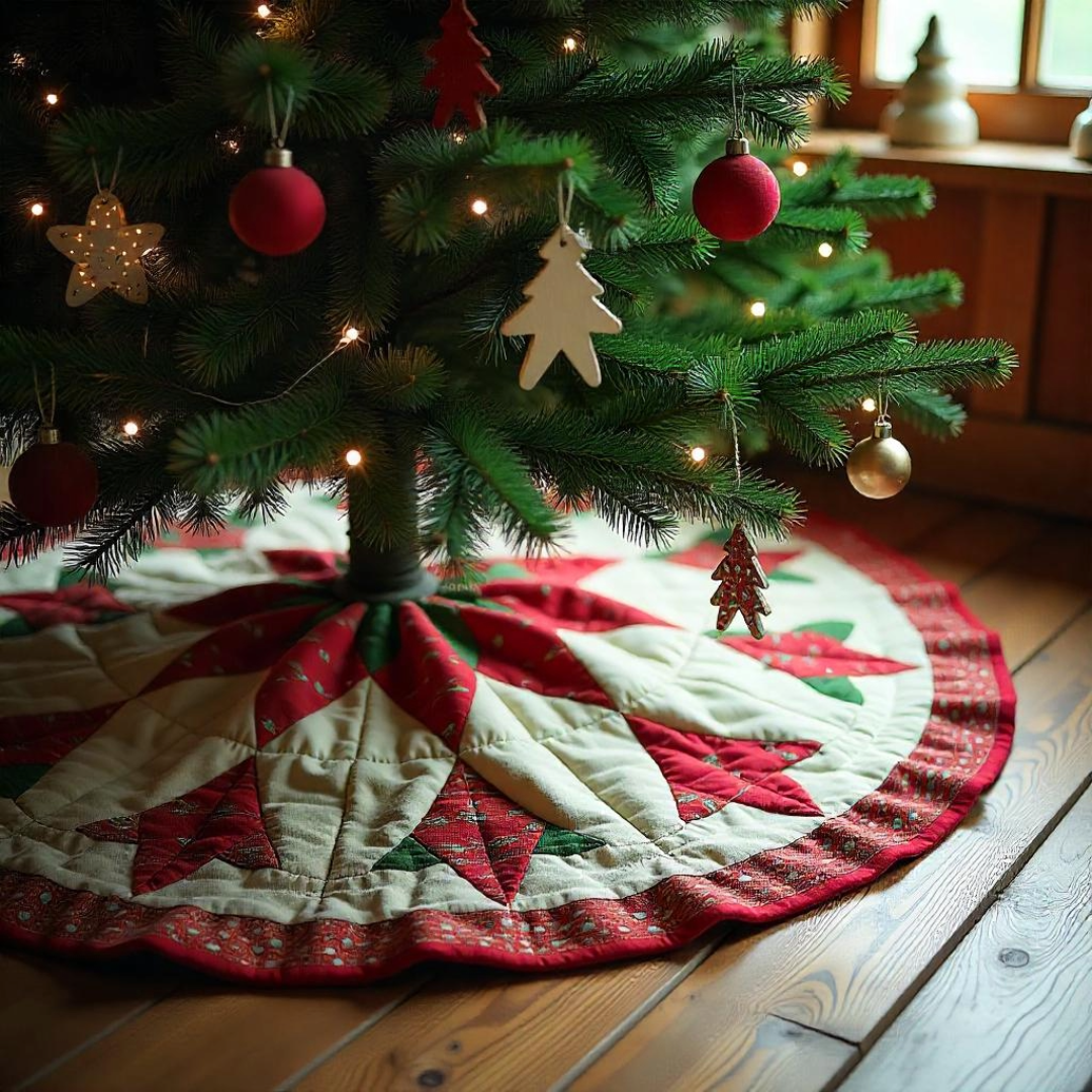 How to Put a Christmas Tree Skirt On Your Tree