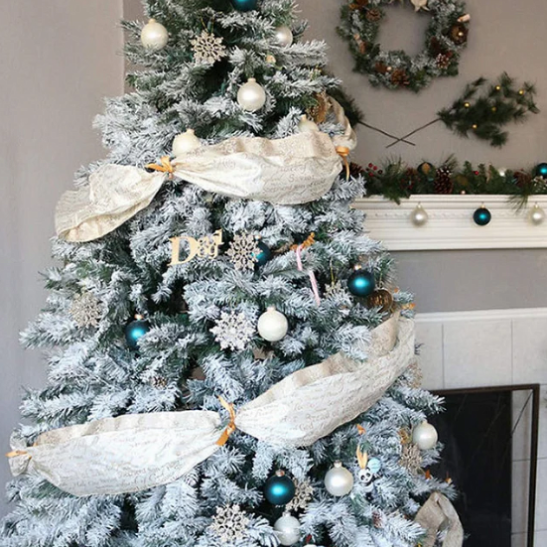 Christmas trees cleaning and caring 
