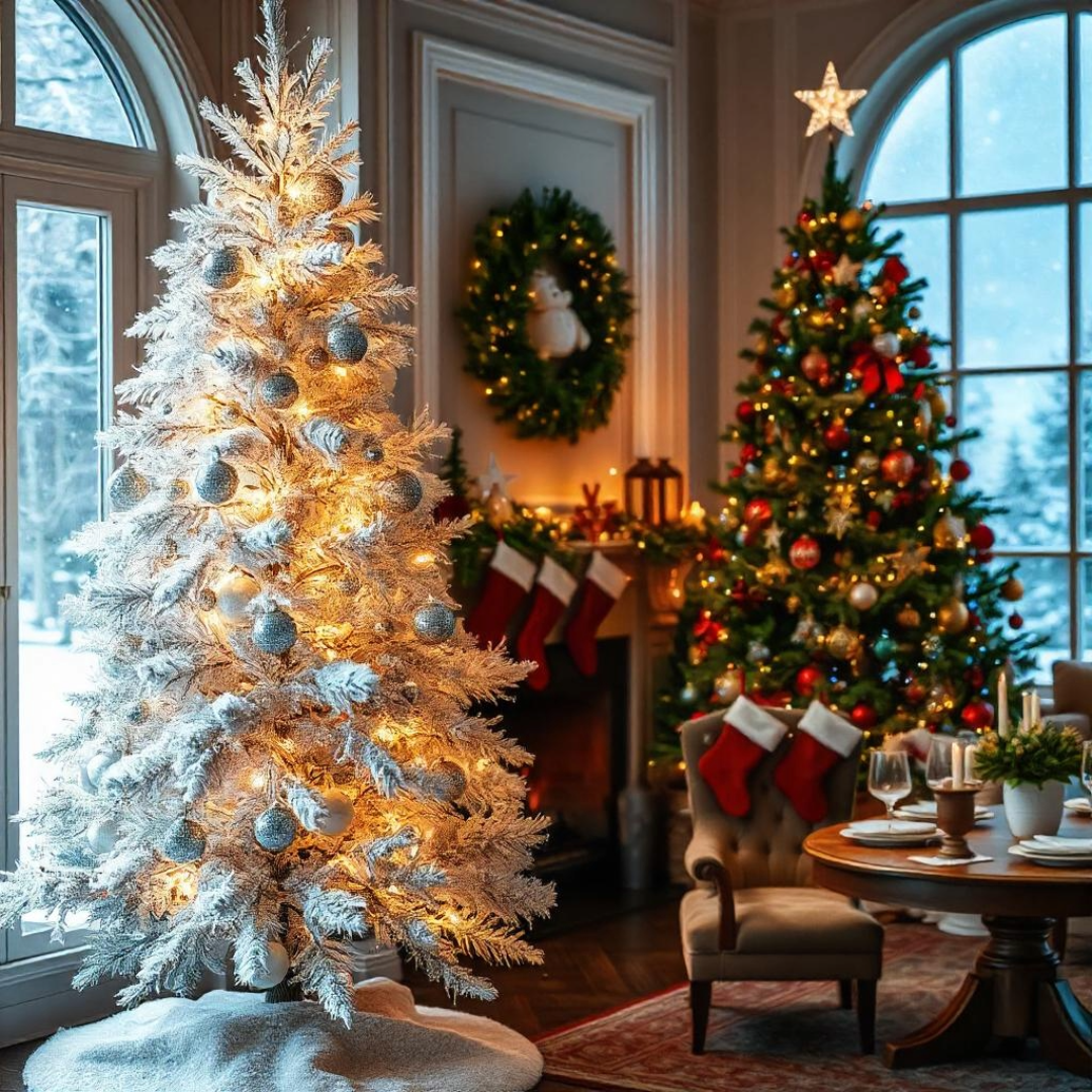 Flocked vs. Traditional: Which Artificial Christmas Tree is Right for You?