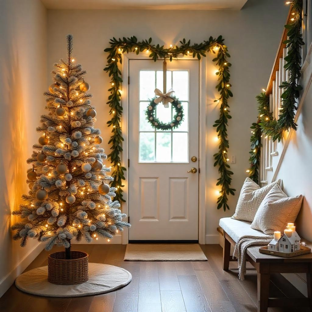 Front Room and Foyer Christmas Décor Ideas