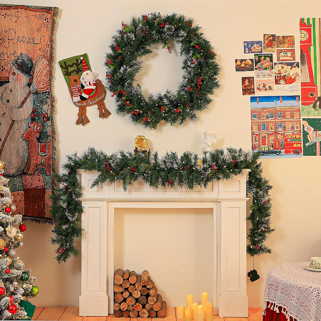 How to Fluff Artificial Wreaths and Garlands