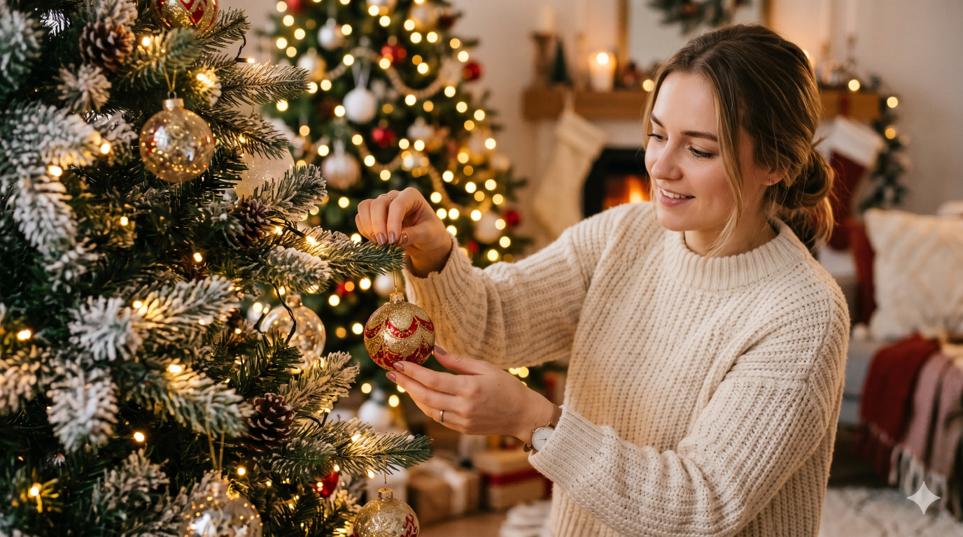 How to Shape and Fluff your Artificial Christmas Tree
