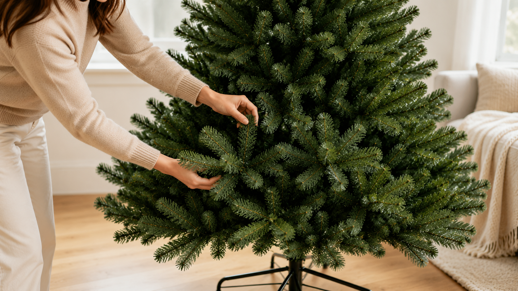 How to Fluff an Artificial Christmas Tree