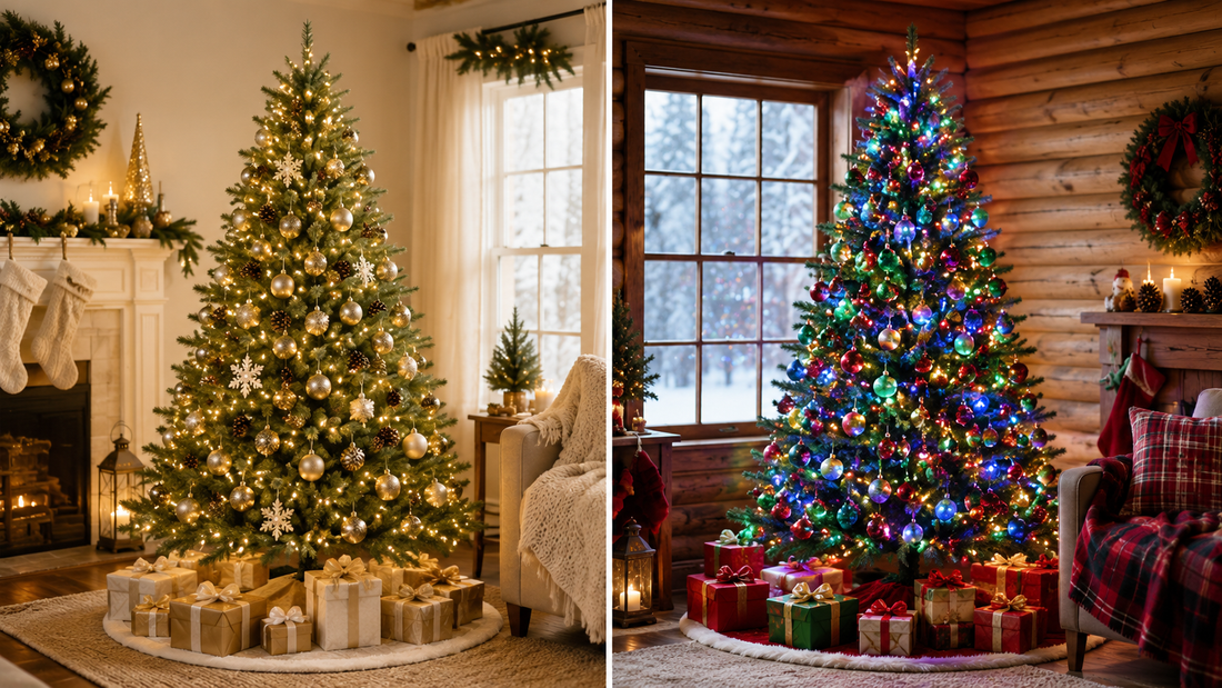 Warm White vs. Multicolor Christmas Tree Lights