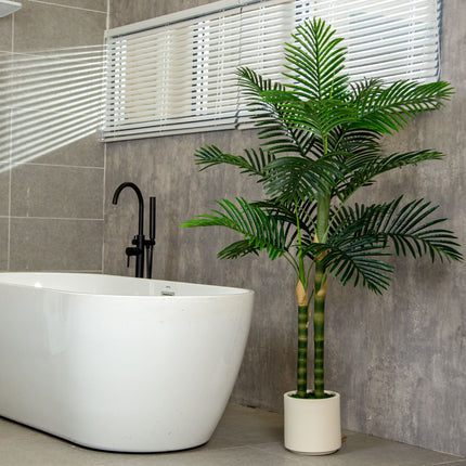 5FT Faux Golden Cane Palm Tree