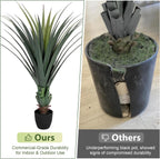 Vivatrees 2Pack, 4FT Spiked Agave Tree, Outdoor Faux Plant with Realistic Design for Patio & Garden Decor