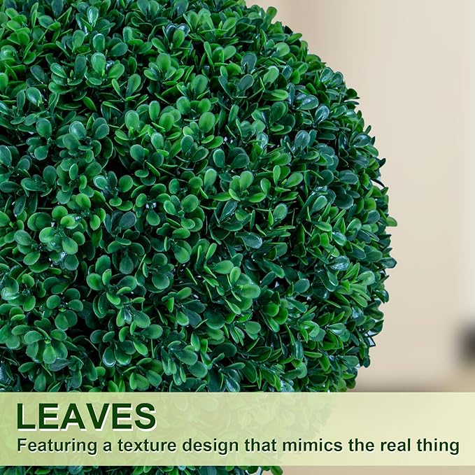 3FT/4FT Artificial Triple Ball Topiary Trees