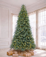 7.5' Northwood Pre-Lit Fir Artificial Christmas Tree with 550 Warm White & Color LED Lights