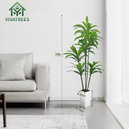 7FT Silk Tropical Dracaena Tree