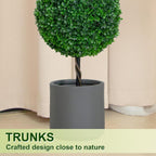 4FT/3FT Artificial Triple Ball Topiary Trees