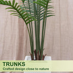 VIVATREES Palm Tree 6FT Artificial, 72in Tall Faux Palm Tree with 15.7 White Planter, Fake Potted Tree for Indoor & Outdoor Home Office Decor