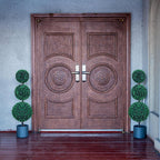 4FT/3FT Artificial Triple Ball Topiary Trees