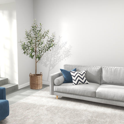5/6/7/8FT Olive Tree Artificial Indoor, Faux Olive Tree, Realistic Fake Tree with Fruits for Home Office Decor