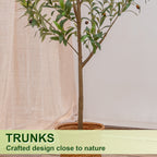 5/6/7/8FT Olive Tree Artificial Indoor, Faux Olive Tree, Realistic Fake Tree with Fruits for Home Office Decor