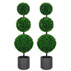 3FT/4FT Artificial Triple Ball Topiary Trees