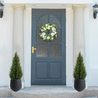 VIVATREES 2Pack 3-5ft Artificial Cedar Topiary UV-Resistant, Commercial-Grade Wind-Proof Faux Pine for All-Season Porch & Entryway Decor