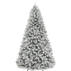 6 Ft Lightly Flocked Pre-Lit Artificial Christmas Tree with 250 Dual-Color LED Lights & 10 Lighting Modes