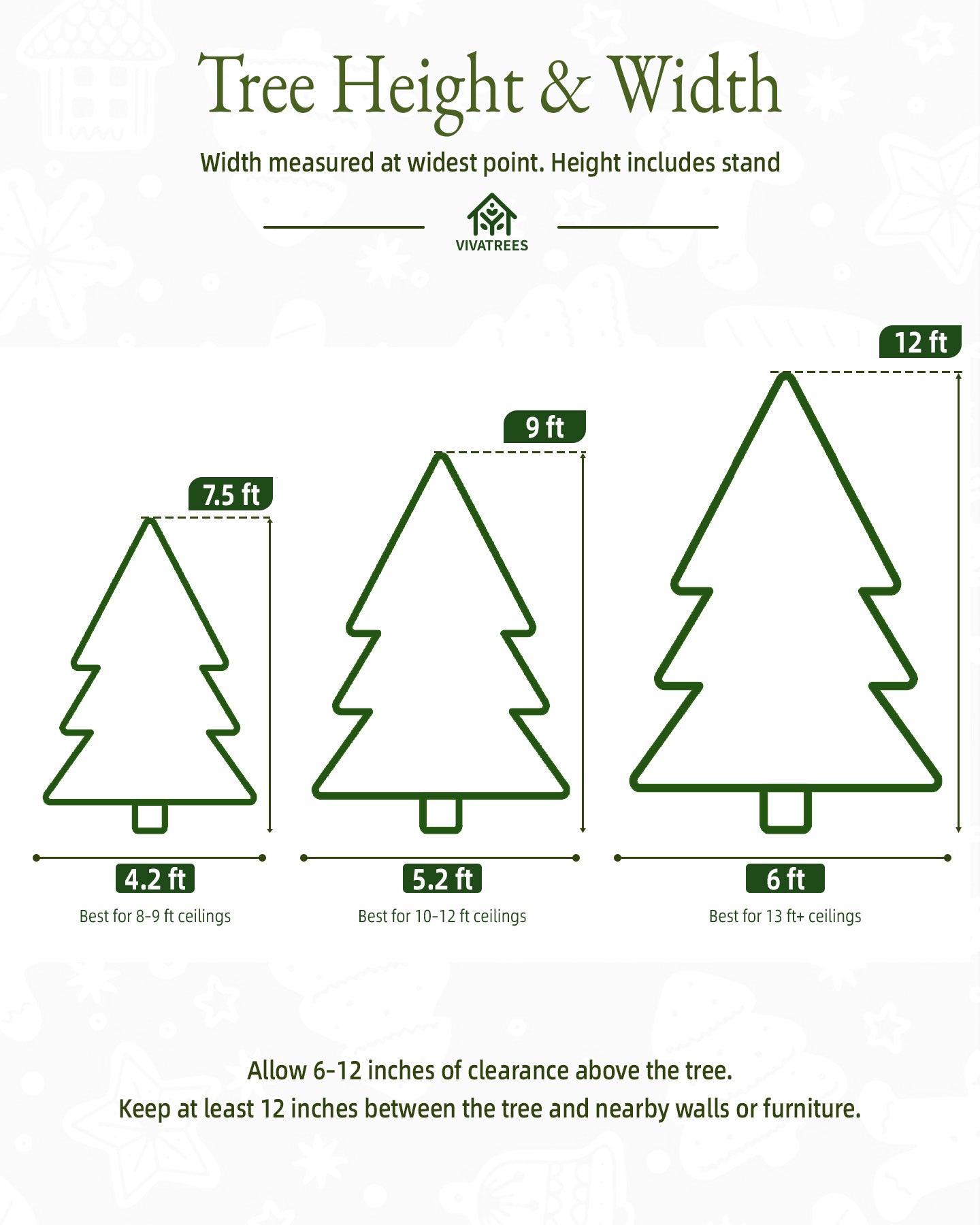 7.5' FirstSnow Light Flocked Fir Artificial Christmas Tree with 450 Warm White LED Lights