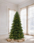 7.5' Evercrest Pre-Lit Fir Artificial Christmas Tree with 450 Warm White LED Lights