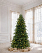 7.5' Evercrest Pre-Lit Fir Artificial Christmas Tree with 450 Warm White LED Lights