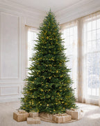 7.5' Evercrest Pre-Lit Fir Artificial Christmas Tree with 450 Warm White LED Lights