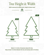 7.5' Northwood  Pre-Lit Fir Artificial Christmas Tree with 550 Warm White & Color LED Lights