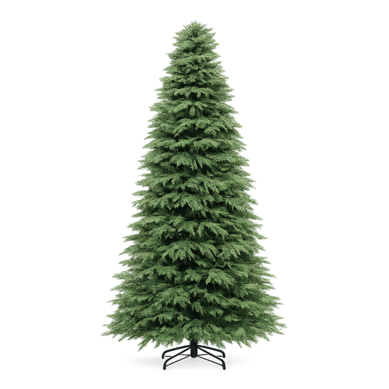 Vivatrees 7.5FT 9FT Artificial Christmas Tree Pre-Lit with Metal Base Warm White MultiColor LED Lights for Home Office Holiday Decor