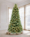 9' Northwood  Pre-Lit Fir Artificial Christmas Tree with 700 Warm White & Color LED Lights