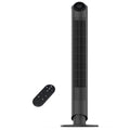 Sunspire 40'' Tower Fan for Bedroom, 90° Oscillating Standing Fan, 28dB Ultra Quiet, 26ft/s Velocity Bladeless Floor Fan with 3 Speeds & 4 Modes, 12H Timer for Living Room, Home, Office, Black