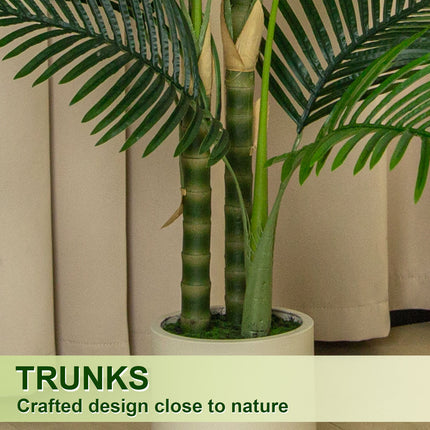 6FT Faux Golden Cane Palm Tree