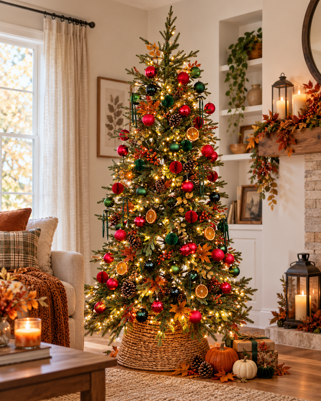 7.5' Evercrest Pre-Lit Fir Artificial Christmas Tree with 450 Warm White LED Lights