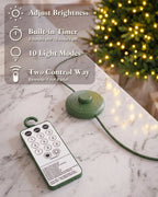 12' Everglow Pre-Lit Balsam Fir Artificial Christmas Tree with 2150 Warm White & Color LED Lights