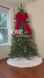 7.5' Evercrest Pre-Lit Fir Artificial Christmas Tree with 450 Warm White LED Lights