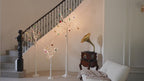 LED Birch Tree Lights, 4ft Trees with Warm White Lights, Outdoor Indoor Christmas Wedding Party Decor